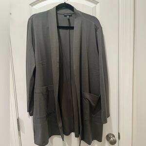 Eileen Fisher Open Cardigan in Grove, like new